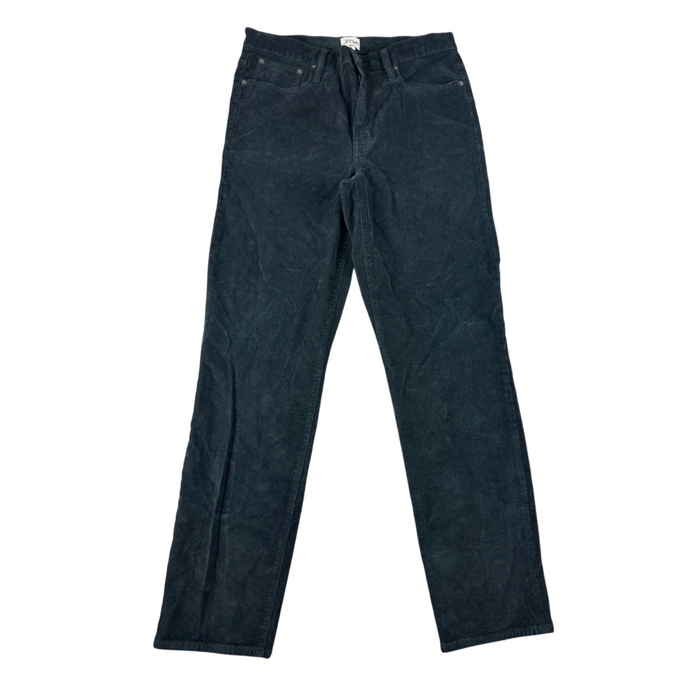 J.Crew‎ Reimagined Jeans Men 30T Black Corduroy Vintage Slim Straight Cotton